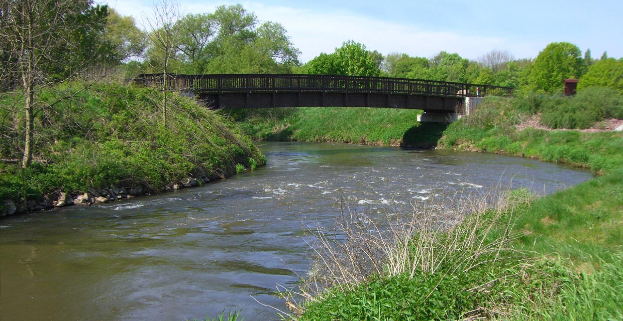 Elsterbrücke Radweg