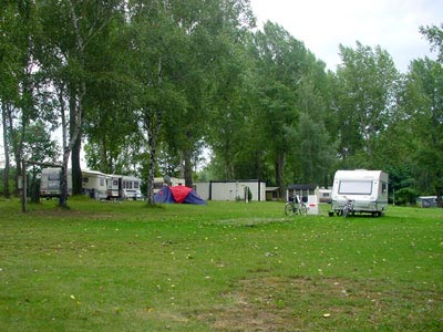 Camping an der Weißen Elster