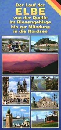 Panoramakarte - Lauf der Elbe