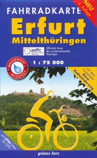 Fahrradkarte Erfurt