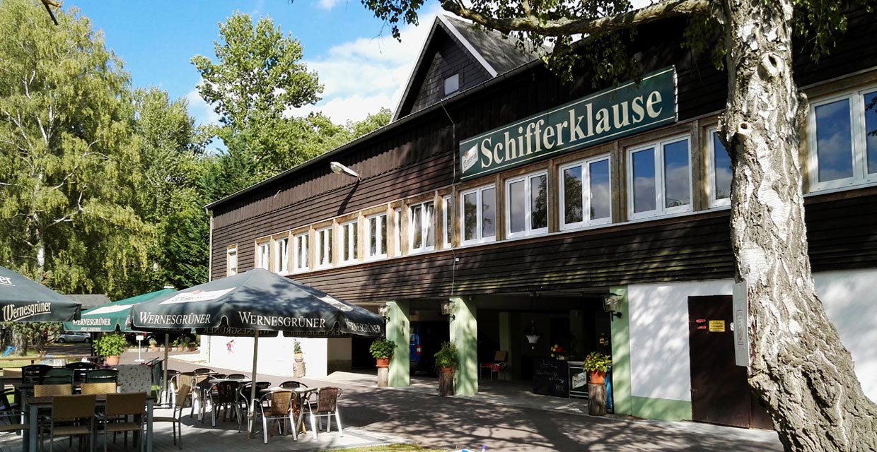 Schifferklause und Campingplatz Bernburg
