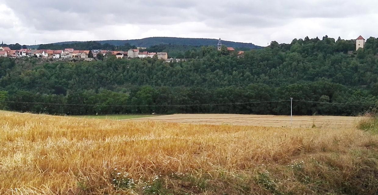 Blick nach Orlamünde Blick nach Orlamünde