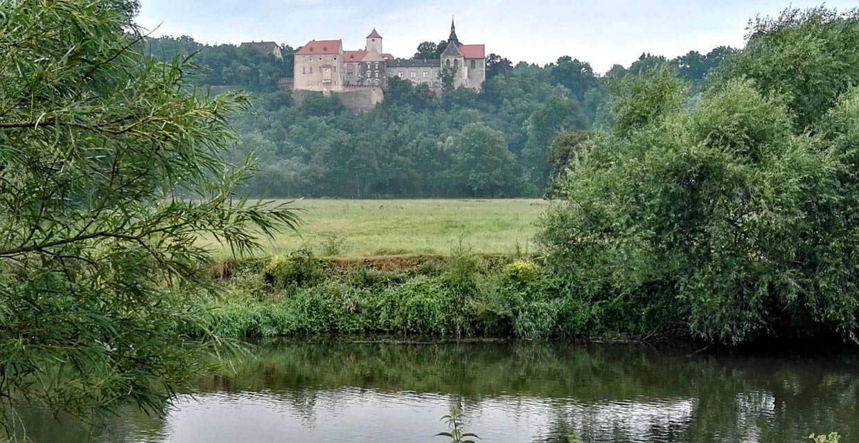 Saale Schloss Goseck Saale Schloss Goseck