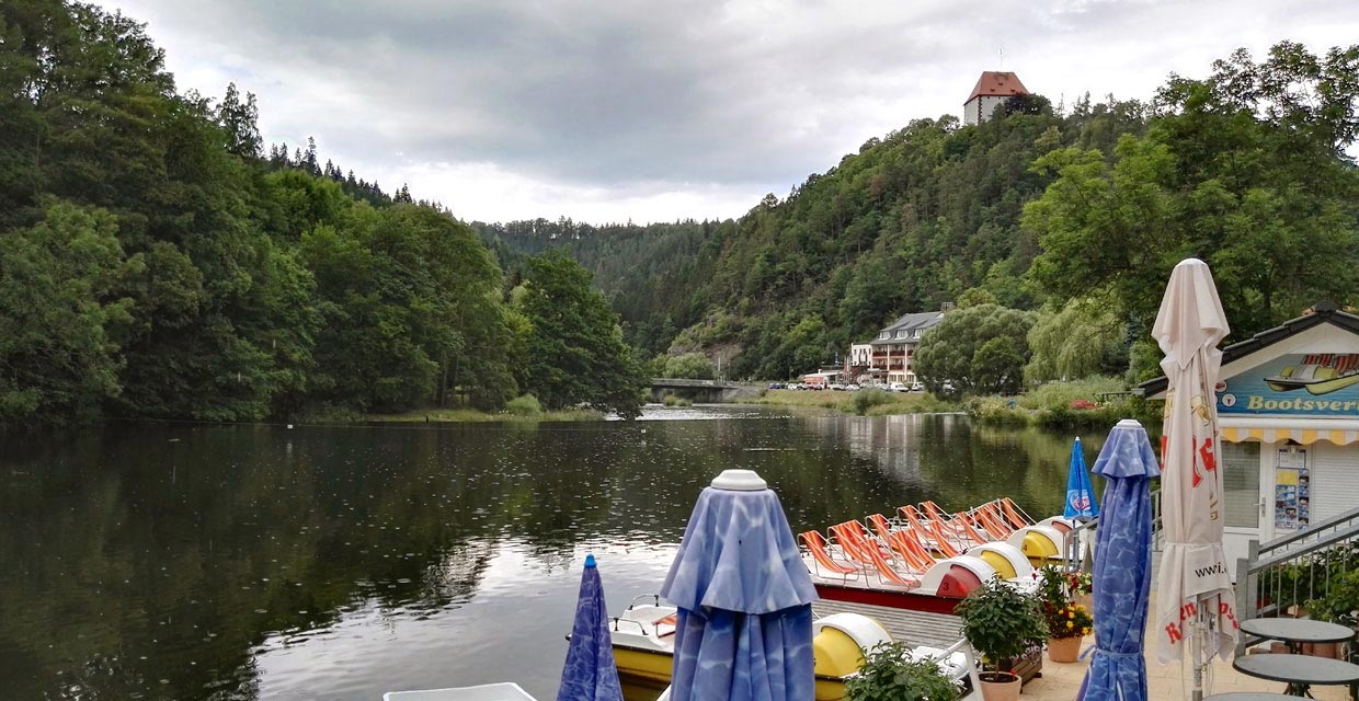 Saale in Ziegenrück Saale in Ziegenrück