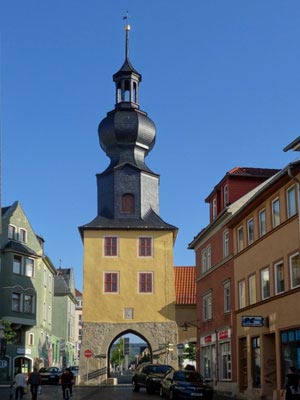 Oberes Tor der Stadtmauer Saalfeld Oberes Tor der Stadtmauer Saalfeld