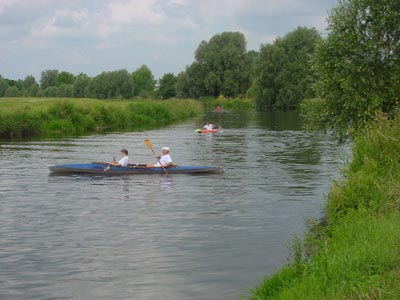 Paddler bei Schönfeld Paddler bei Schönfeld
