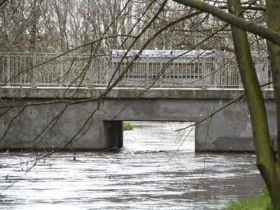 Sömmerda Einlauf zum Kanukanal Sömmerda Einlauf zum Kanukanal