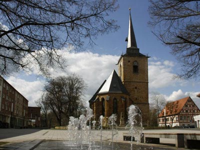 Sömmerda Markt mit Kirche Sömmerda Markt mit Kirche