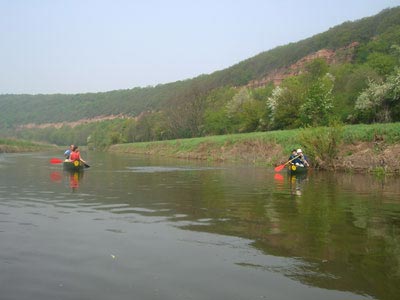 Paddler vor Wangen
